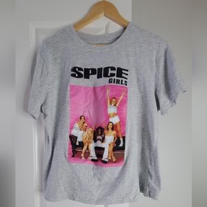 Gray Spice Girls Graphic Large T-Shirt